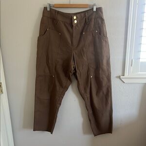 Frame Twisted Utility Pants in Washed Desert size 33